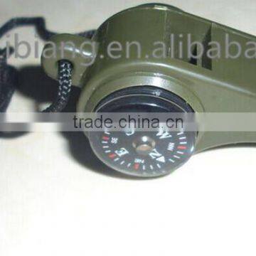 Hot Sale Plastic Whistle With Compass and Thermometer photo-2
