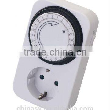 24 hours programmable mechanical timer switch with 48 On/Off Programs
