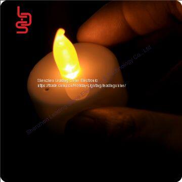 air control blow on off warm white color changing cr2032 operated led tea light wedding decoration