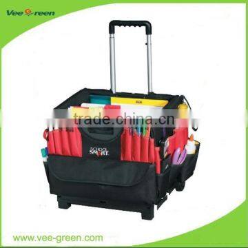 Foldable Rolling Trolley with Tool Bag