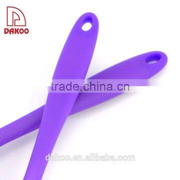 Integrated Seamless Design Purple Color Silicone Rice Spoon photo-4