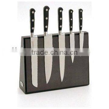 carving knife set with magnet block