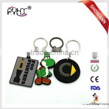 Fashionable custom Soft Pvc Key Chain With Cartoon Design
