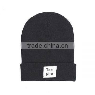 Blank Pattern Woolen Knitted Hat photo-4