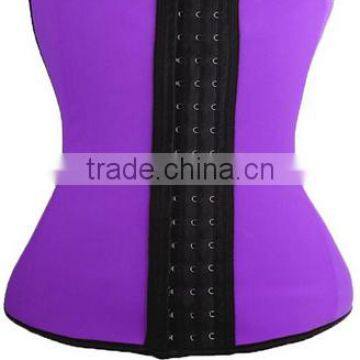 Best selling 3 hook Latex Sport Girdle Waist Training Corset Waist Workout Shapers