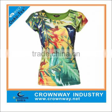 Small MOQ ! Custom sublimation running t shirts, running jersey for women