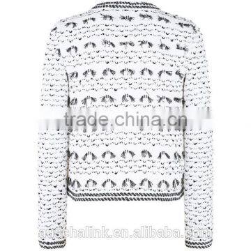 Factory Price New Fashion Elegant Ladies Knitted Jacket photo-3