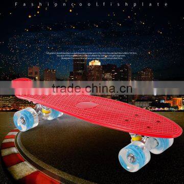 HSJ250 Factory Price PP Skate Board Fish Plastic Skateboard for Children photo-5
