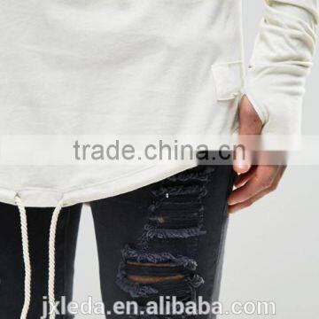 Top Sale Soft Plain Casual Long Sleeve Turtle Neck Men T-shirt Supplier in China photo-3