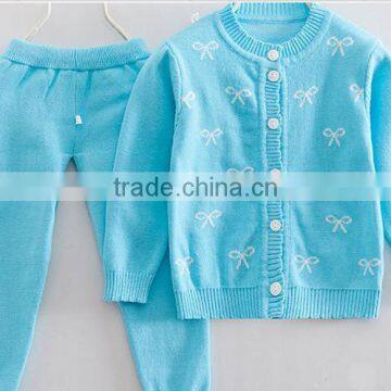 2016 Newest Newborn Baby Sweaters 2 Pieces Playsuit Track Suits