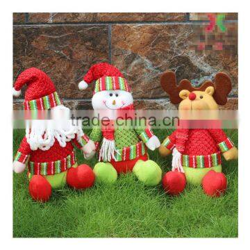 HD2050 Delicate Father Christmas/Snowman/Deer Pattern Doll For Christmas Decoration