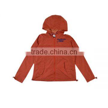 Fashion Women's Windproof Jacket With Stripe Single Jersey Lined photo-2