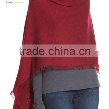 Red Winter Cape for Women,Wraps Ponchos photo-2