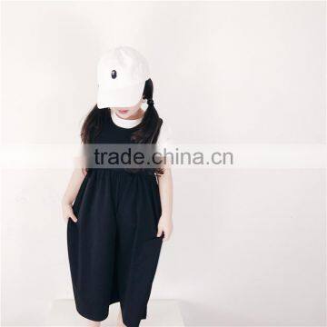 2017 Children Girls Pants Kids Summer Solid Color Wide Leg Pants 1-7 Years photo-6