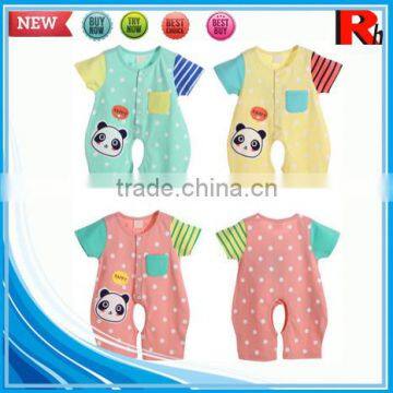 China Short Sleeve Cotton Funny Organic Importing Baby Boy Clothes From China
