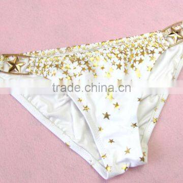 M866 Dingyang Fashion Sexy Latest Metal Five Star Split Bikini Swimwear photo-6