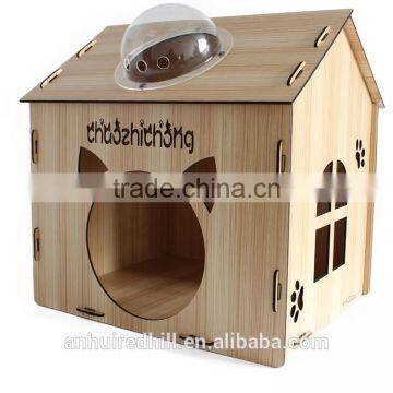 R1907H Natural Wooden Pet House Pet Play House Lovely Pet House photo-2