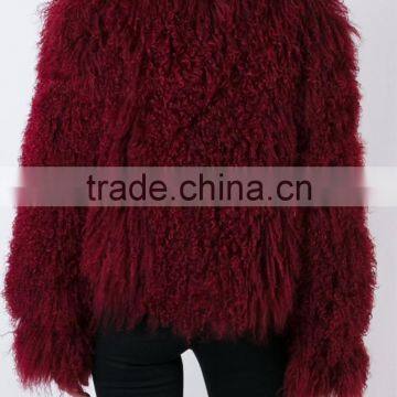 Shandao OEM Fashion Custom Winter Women Long Sleeve Turkey Fur Coat photo-4