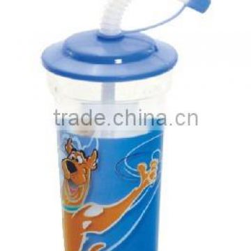 plastic straw cup