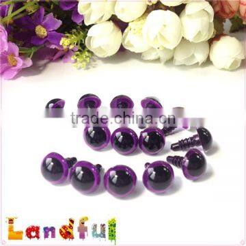 12mm Plush Toys Stuffed Knitting Wool Doll Purple Safety Eyes photo-5