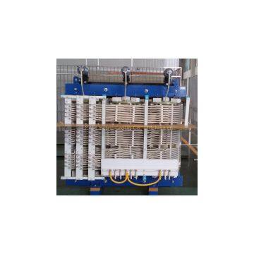 Dry phase-shifting rectifier transformer