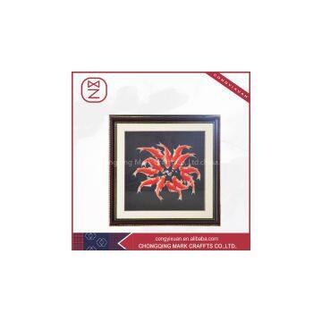 100% chinese embroidery art craft handmade embroidery painting in silk thread