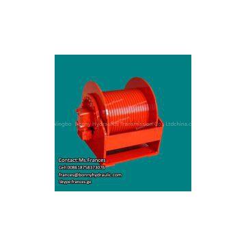 Free fall hydraulic winch