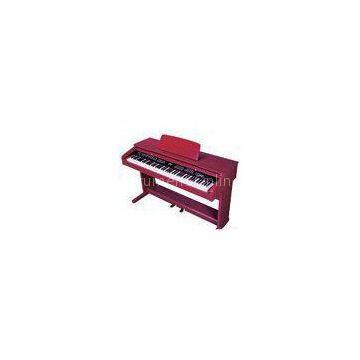 Melamine Shell Red 88 Key Digital Piano , Electronic Keyboard Piano