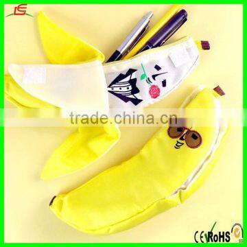 novel plush soft banana pencil case