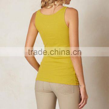 Wholesale Nylon Spandex Sexy Tank Top Dry Fit Workout Clothes For Women photo-2