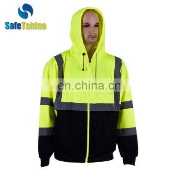 High visibility reflective fluorescent OEM service cheap sweater