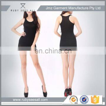 Custom made alibaba women black knitted dress Guangzhou