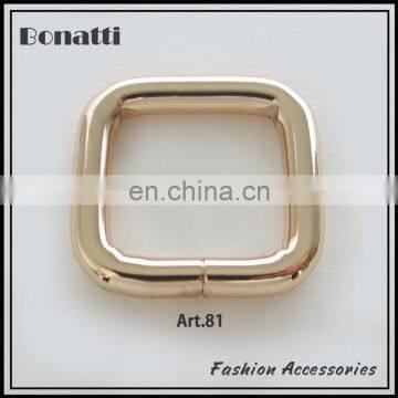 simple style golden zinc alloy metal bag buckles