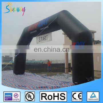 Customized Printing Giant Inflatable Running Race Finish Line Entrance Arch