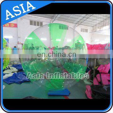 Adult and Kids Inflatable Floating water walking ball with color strip for Inflatable Pool Toys
