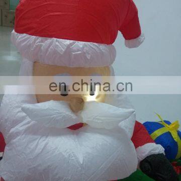 HI Lighting Inflatable Santa Claus With Gift Bag Christmas Decorations for Holiday photo-5
