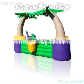 Inflatable sandy beach Bar/Advertising Booth