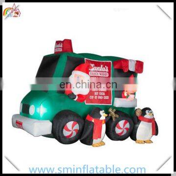 Wholesale Inflatable Santa Claus , Inflatable Santa Truck With Christmas Gift for Promotion From China Supplier photo-3