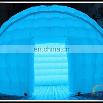 2016 Best Selling Inflatable LED Light Igloo Photo Booth Dome Tent For Photo Taking On Sale