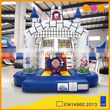 2016 hot sale CE ceritificate amusement park outdoor inflatable castle slide giant slide for sale