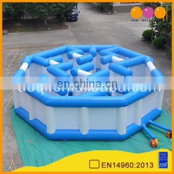 Round interactive inflatable game labyrinth inflatable maze for outdoor leisure activities