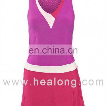 Healong Discount Dye-Sublimation Printing Tennis Wear For Girls