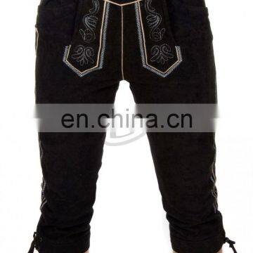 New Over Knee Leather Pants Suede Leather German Shorts Bavarian Lederhosen (Bavaria Clothing)