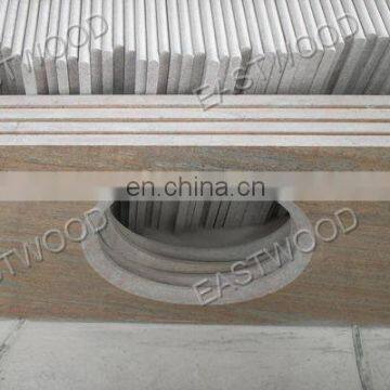 Raw Silk Granite vanity top