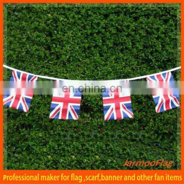 England British National flags Bunting