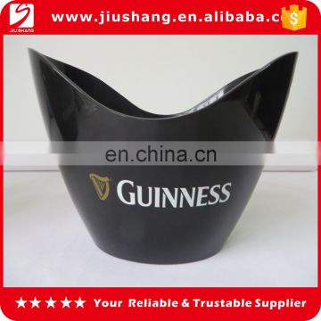 high quality branded logo ice bucket with two handles