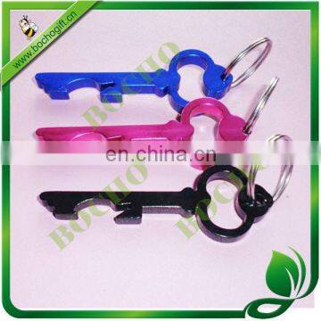 key shape metal bottle opener