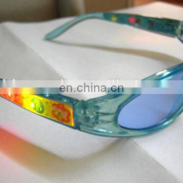 LED light up sunglasses/8LED light kids sunglasses/custom logo LED sunglasses