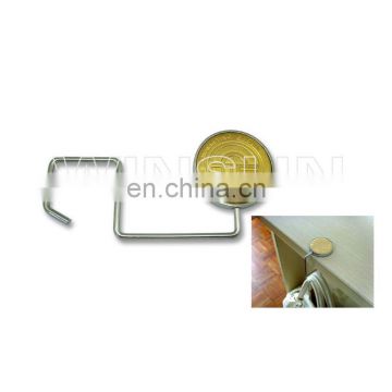 Custom round metal straight hook bag hanger for lady