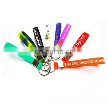 PG007 Logo Imprinted Customized Promotional Gifts Silicone Key Chain